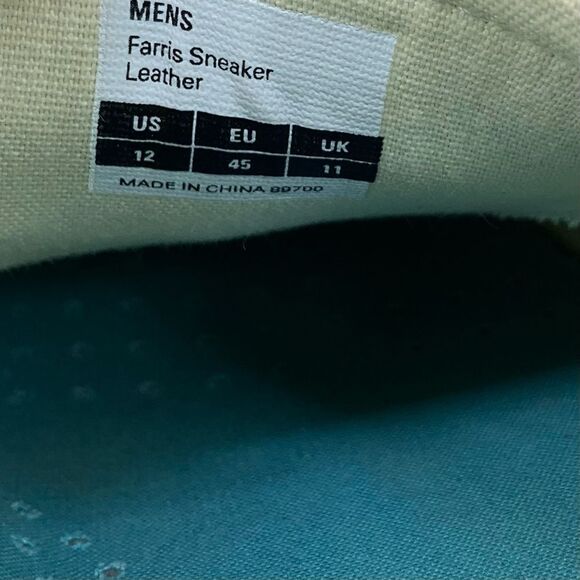 SeaVees Farris White Leather Slip-On Sneakers 12 Gray Contrast Band - Picture 11 of 11